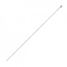 DQ metal head pins with ball 50mm Antique silver
