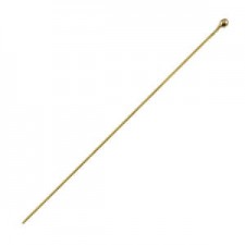 DQ metal head pins with ball 50mm Antique bronze