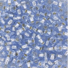 Miyuki rocailles Perlen 8/0 - Silverlined light sapphire 8-2430