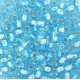 Miyuki rocailles Perlen 8/0 - Silverlined aqua 8-18