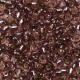 Miyuki rocailles Perlen 8/0 - Silverlined smoky amethyst 8-12