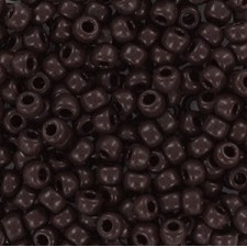 Miyuki rocailles Perlen 8/0 - Opaque chocolate 8-409