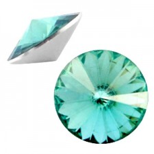 Rivoli 1122 - 12 mm point back rhinestone Erinite green