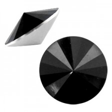 Rivoli 1122 - 12 mm point back rhinestone Jet black