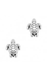 DQ metal bead Turtle Antique silver