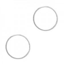 DQ metal charm - connector Circle 14mm Antique silver
