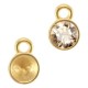 DQ Metal charm with setting for SS24 Chaton Gold