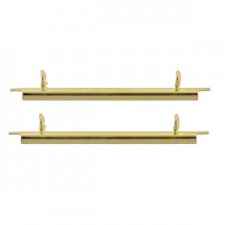 Miyuki slide end tubes 35mm Gold