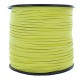 Faux Leather Suede cord 3mm - Neon yellow