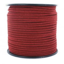 Imi Suede koord 3mm - Red