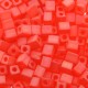 Miyuki Squares - Würfel 4mm - Transparant orange matte AB SB-138FR