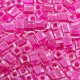 Miyuki Squares - Würfel 4mm - Fuchsia linded crystal SB-209