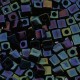 Miyuki Squares - Würfel 4mm - Metallic iris dark blue SB-452