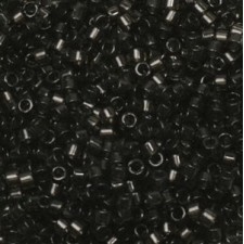 Miyuki delica beads 11/0 - Transparant dyed charcoal DB-1319