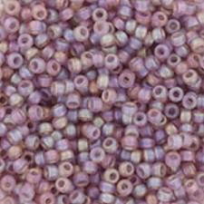 Miyuki rocailles Perlen 11/0 - Transparant matte ab smoky amethyst 11-142FR