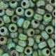 Miyuki rocailles Perlen 6/0 - Opaque picasso turquoise blue 6-4514