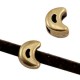 DQ Metall Schieber Mond Ø 3x2mm Antik Bronze