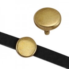 DQ Metall Schieber Zirkel Ø 5x2mm Antik Bronze