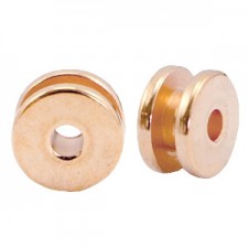 DQ metal bead Bobbin Rosegold