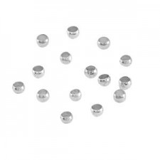 DQ metal Crimp beads 3.0mm Antique silver