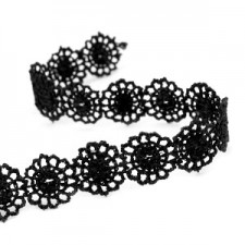 Ribbon lace 14mm Black