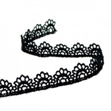 Ribbon lace 12mm Black