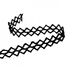 Ribbon lace 12mm Black