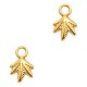 DQ metal charm Leaf Gold
