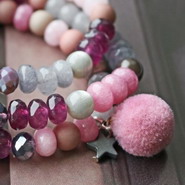 New 4 December - Faceted natural stone beads
