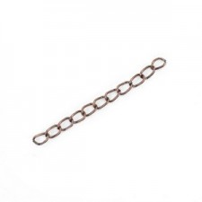 Metal extension chains ± 5cm Copper