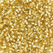 Miyuki delica beads 11/0 - Silverlined crystal ivory DB-1212