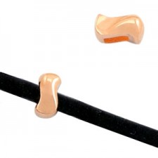 DQ Metall Schieber Twist Ø 3x2mm Roségold