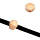 DQ Metall Schieber Prisma Ø 3x2mm Roségold