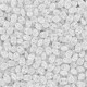 SuperDuo Beads 2.5x5mm Pearl Coat - Snow