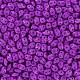 SuperDuo Beads 2.5x5mm Metalust Hot Pink