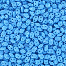 SuperDuo perlen 2.5x5mm Pearl Shine - Aqua