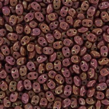 SuperDuo perlen 2.5x5mm Gold Luster