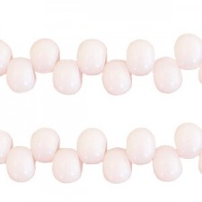 Glass beads 6mm A-symmetrical  Crème beige