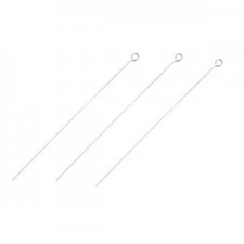 Metal Eyepins 50mm Silver
