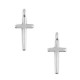 DQ Metal charm Cross with eyelet Antique silver