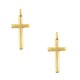 DQ Metal charm Cross with eyelet Gold