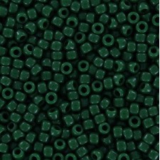 Toho seed beads 11/0 round Opaque Pine Green - TR-11-47H