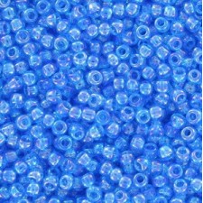 Toho seed beads 11/0 round Trans-Rainbow Dark Aqua - TR-11-163B