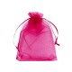 Organza Beutel ± 120x90mm Fuchsia