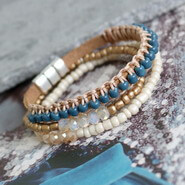 Make stylish designs with seed beads