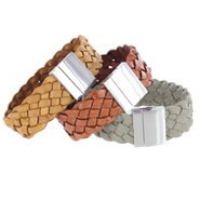 New 22 September - Flat braided Vintage DQ leather in autumn colors