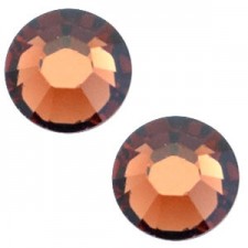 Swarovski SS30 Flatback Smoked topaz