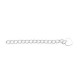 Beadalon metal extension chain with heart Silver