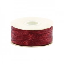 Beadalon Beading Thread Nymo D Shoe Red