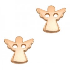 DQ metal connector / charm Angel Roségold